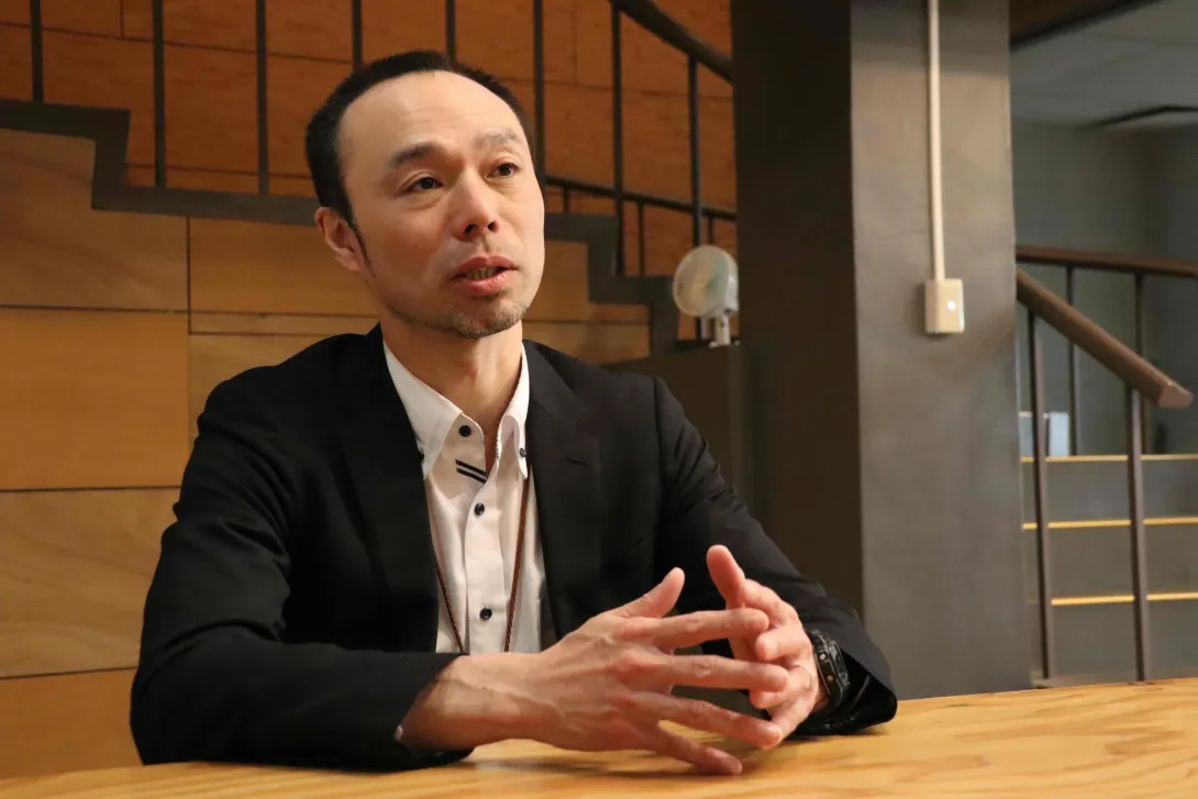 北見市産業立地労政課の前田泰志課長の写真