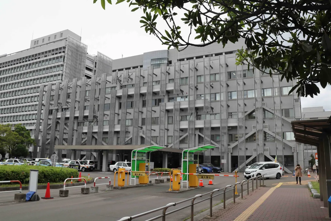 東北大病院の外観の様子