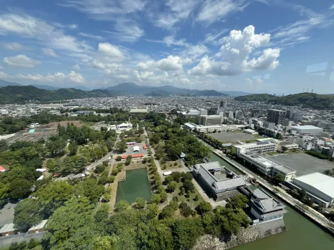 静岡県庁からの風景