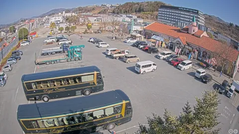 AIカメラで撮影した道の駅ちちぶ駐車場の様子の写真