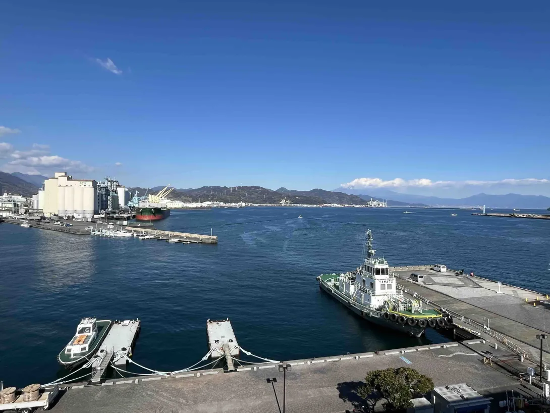 防災拠点港湾に位置付けられている清水港